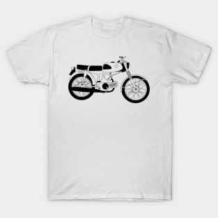 Honda Super90 Black Outline T-Shirt